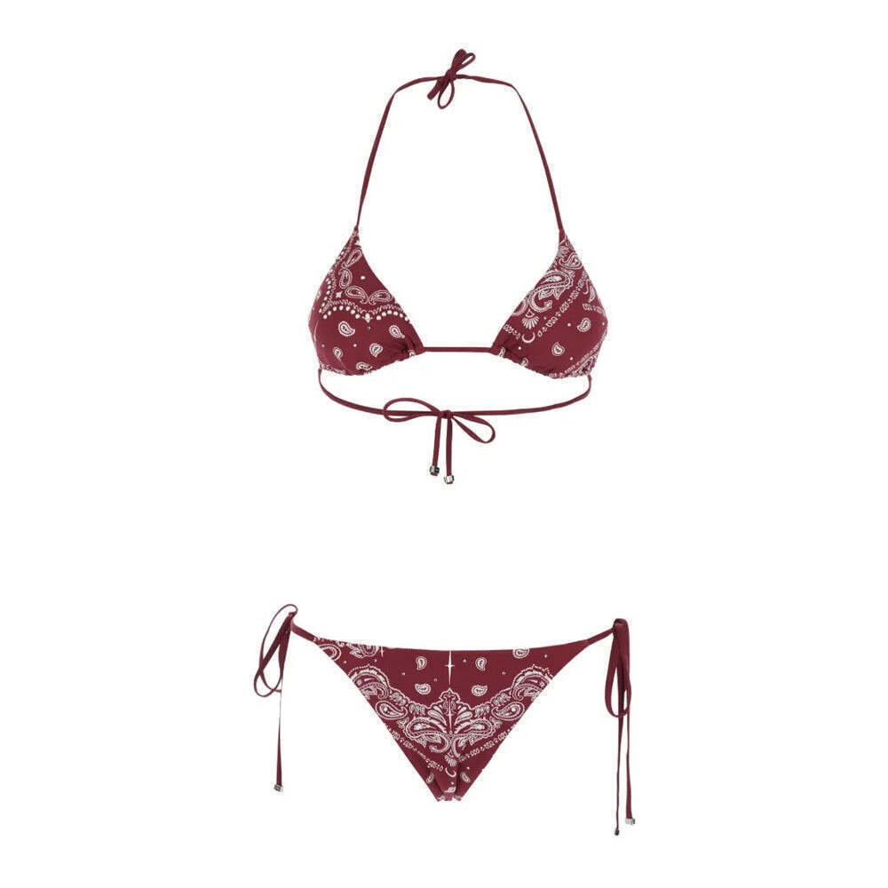 Venuja Bandana Print Two-Piece Swimsuit